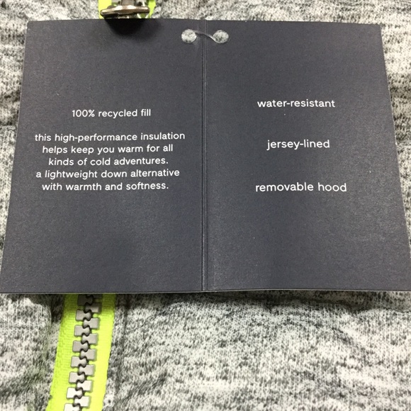 Gap Boys 0-6 Month Coat Coldcontrol Gray Neon - Picture 4 of 7